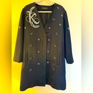 Kobi Halperin Black Embellished Coat